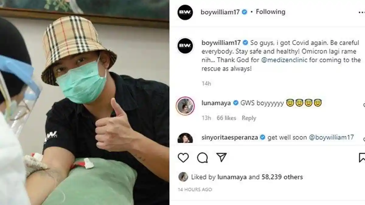 Berulang Kali Alami Covid-19, Boy William Geram Tuduhan Settingan Endorse : Aku Covid-19 Lagi
