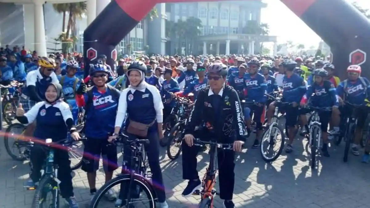 Masyarakat Kota Batu Antusias Ikut Sepeda Nusantara