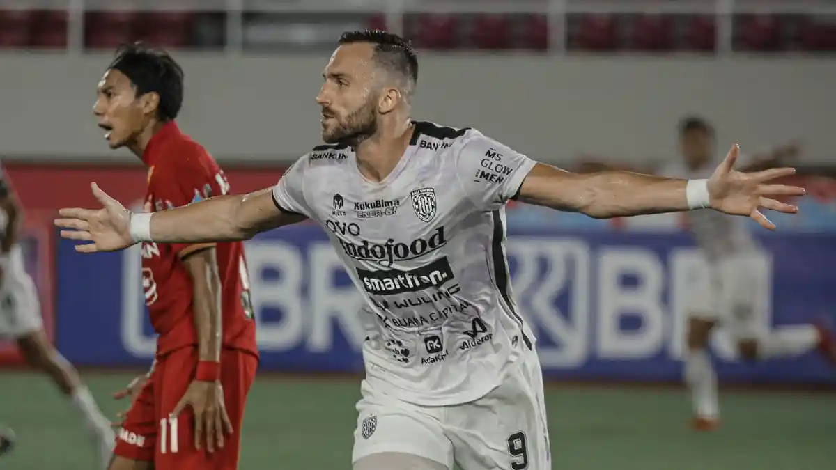 Daftar Top Skor Liga 1 2021: Striker Bali United Spaso di Puncak, Selisih 1 Gol dengan Simic