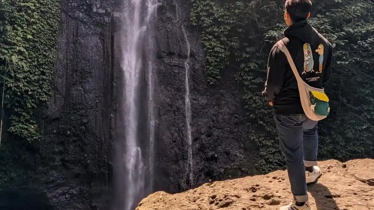 Hidden Gem di Kudus, Air Terjun Montel di Pegunungan Muria yang Asri, Cuma Bayar Parkir Rp5.000