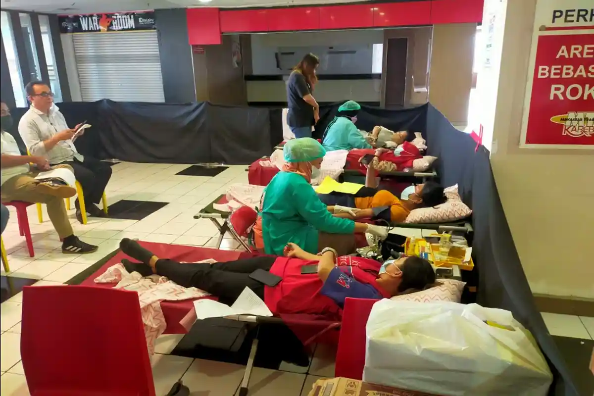 Sambut Ramadan, FGBMFI Bersama 14 Lembaga di Makassar Gelar Donor Darah