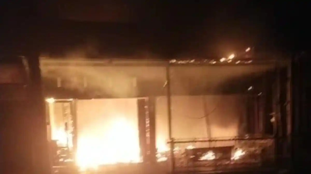 Dua Ruko di Aceh Utara Terbakar di Saat Pemilik Pulang Kampung