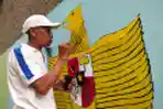 Sambut HUT ke-77 RI Warga Membuat Mural
