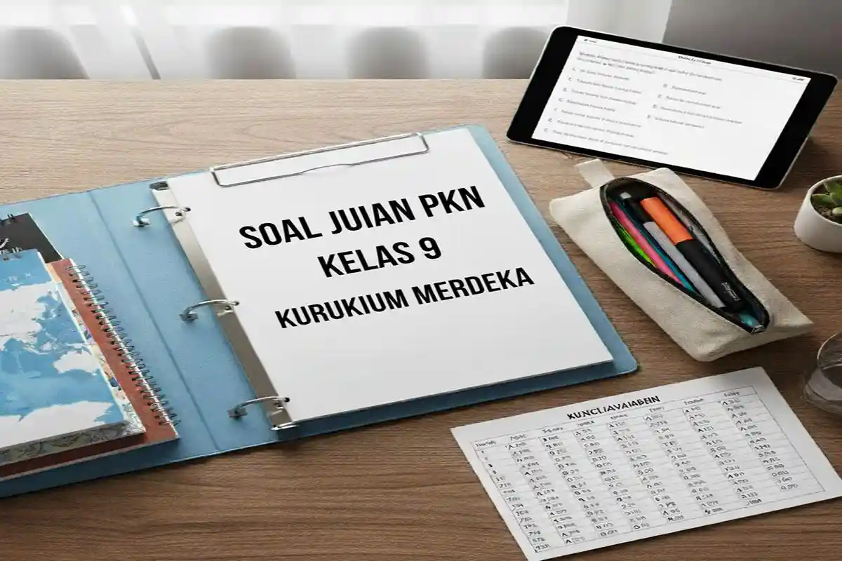 45 Soal Ujian PKN Kelas 9 Kurikulum Merdeka, dan Latihan Soal UAS Semester1-2
