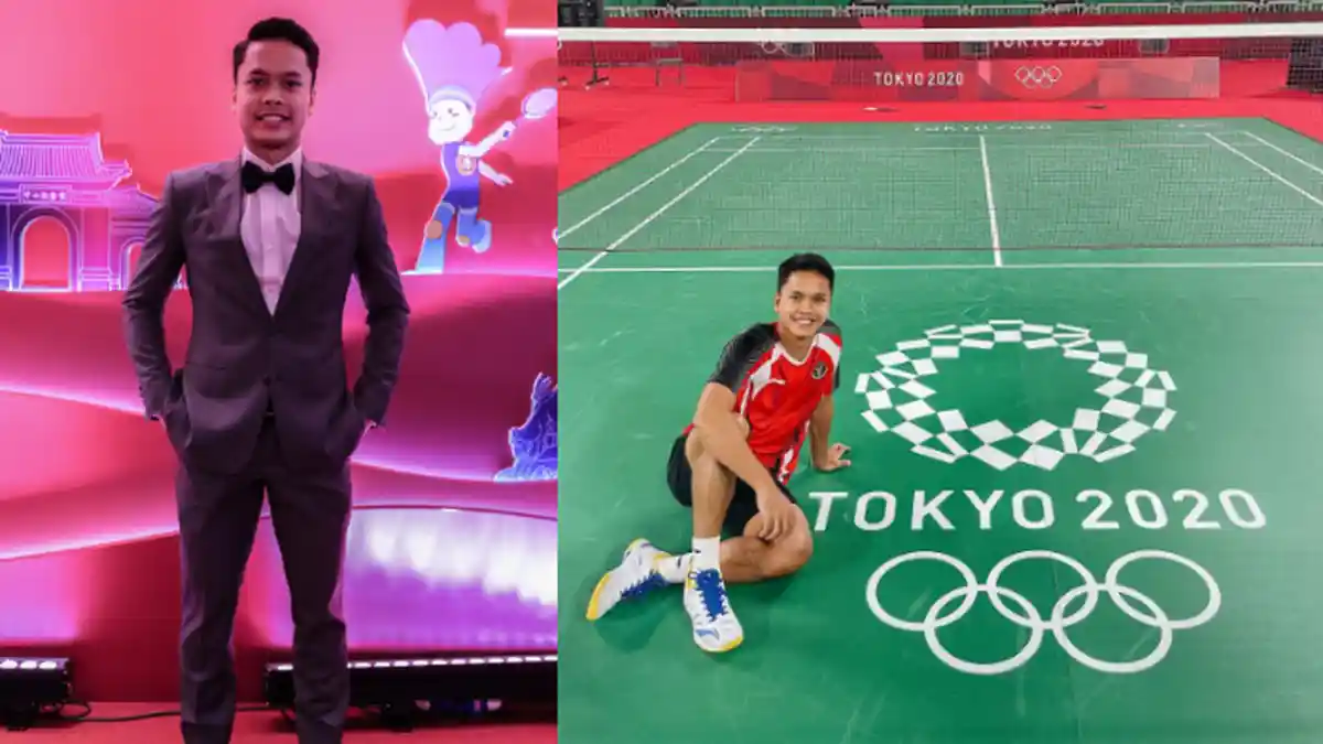 7 Potret Anthony Sinisuka Ginting, Atlet Bulu Tangkis yang Lolos ke Semifinal Olimpiade Tokyo 2020