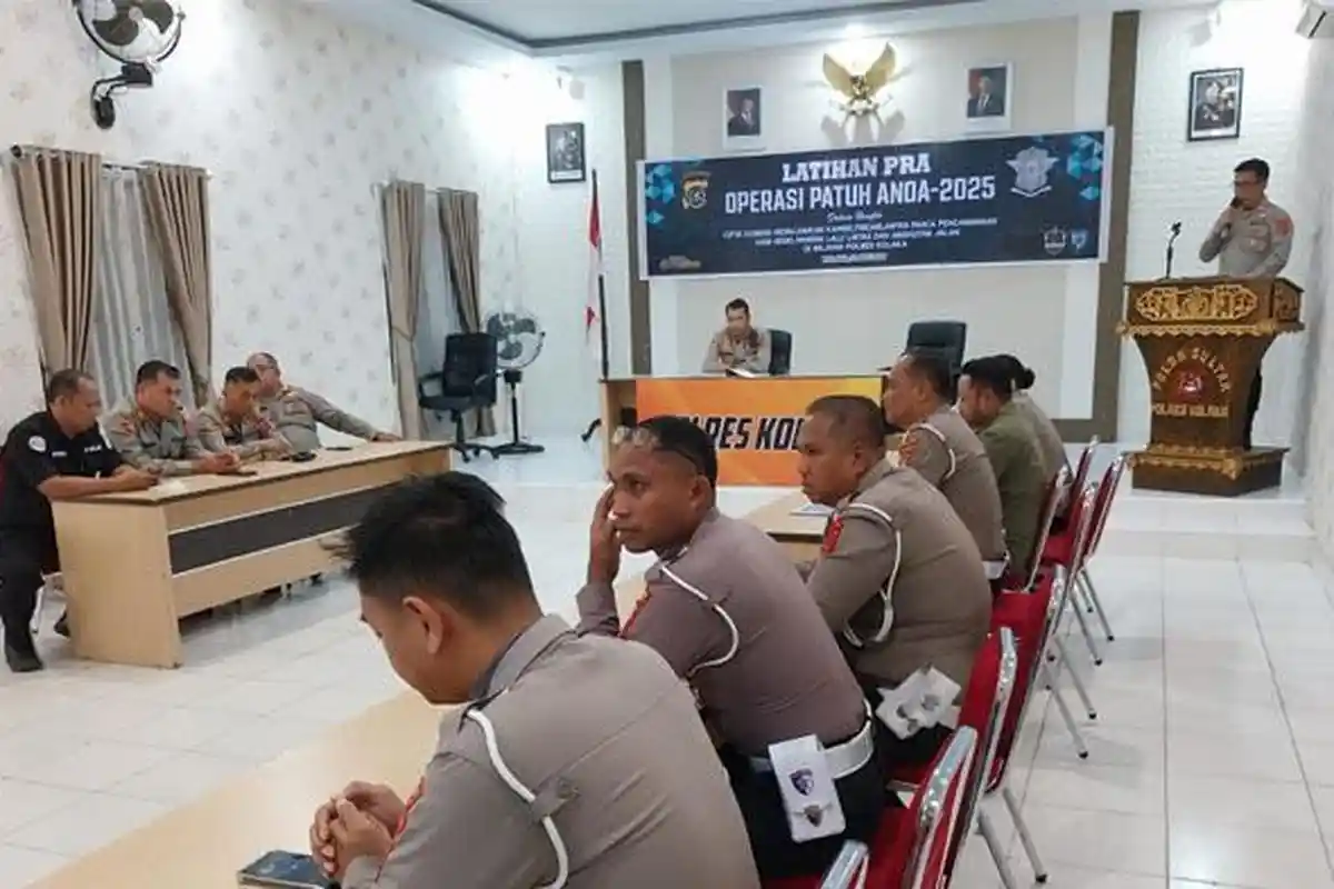 Tujuh Sasaran Operasi Patuh Anoa Polres Kolaka Sulawesi Tenggara, Mulai 14 hingga 27 Juli 2025