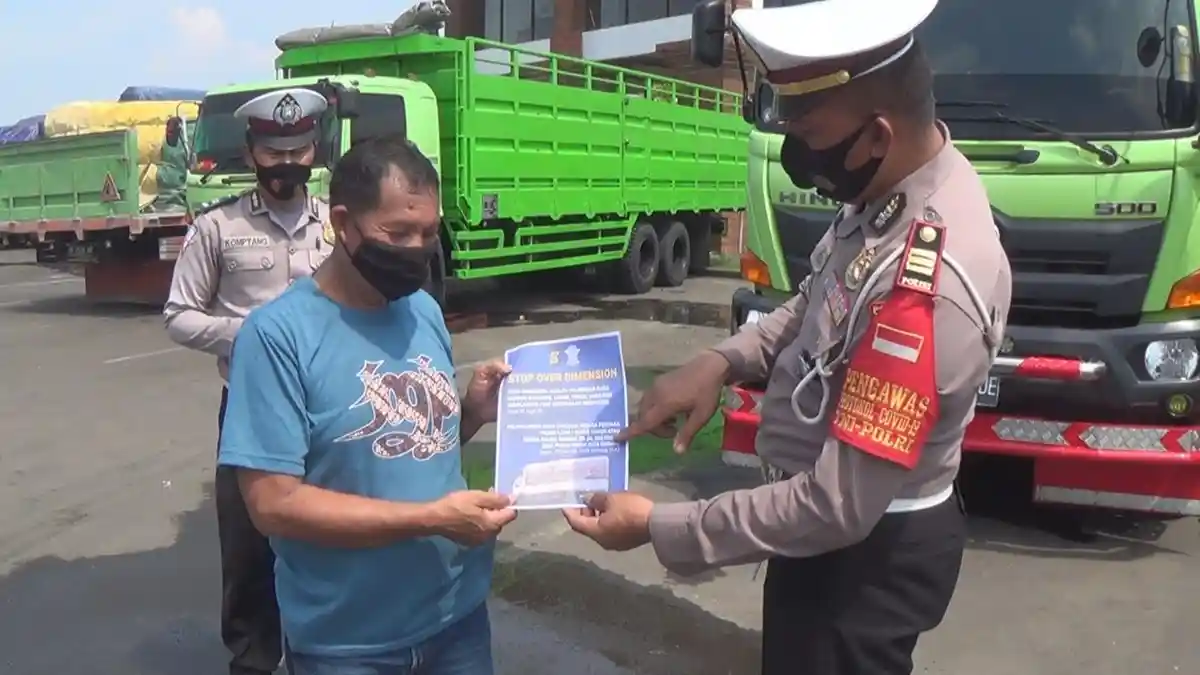 Jelang 2023 Bebas Truk Muatan Berlebih, Satlantas Jembrana Gencarkan Penindakan