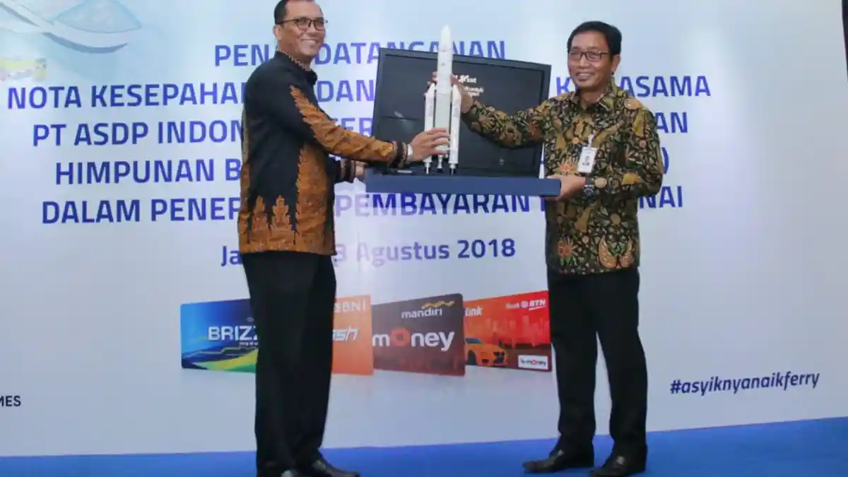 BRI dan HIMBARA Dorong Transaksi Non Tunai di Lingkungan ASDP