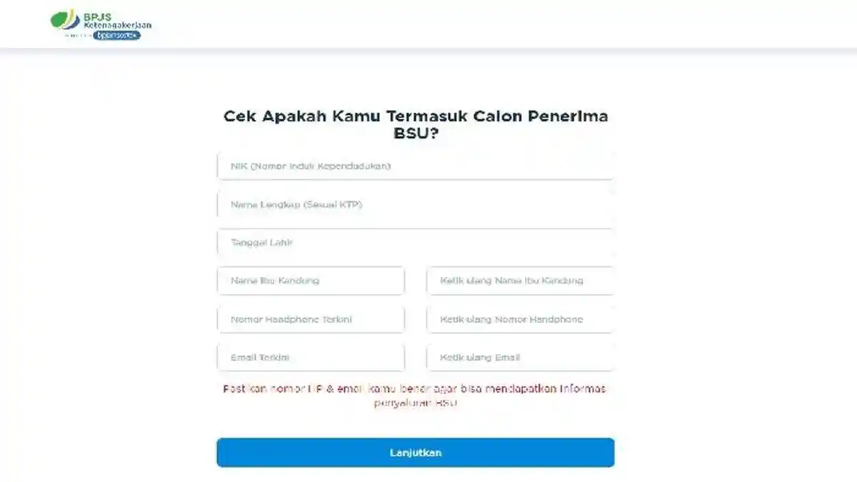 Cek Status Penerima BSU 2022 di BPJS Ketenagakerjaan, Ini Cara dan Syaratnya