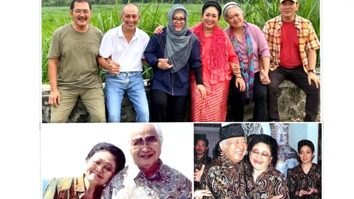 VIRAL Potret Kebersamaan 6 Anak Presiden Soeharto di Pinggir Ladang, Simak Kisah Cinta Keenamnya