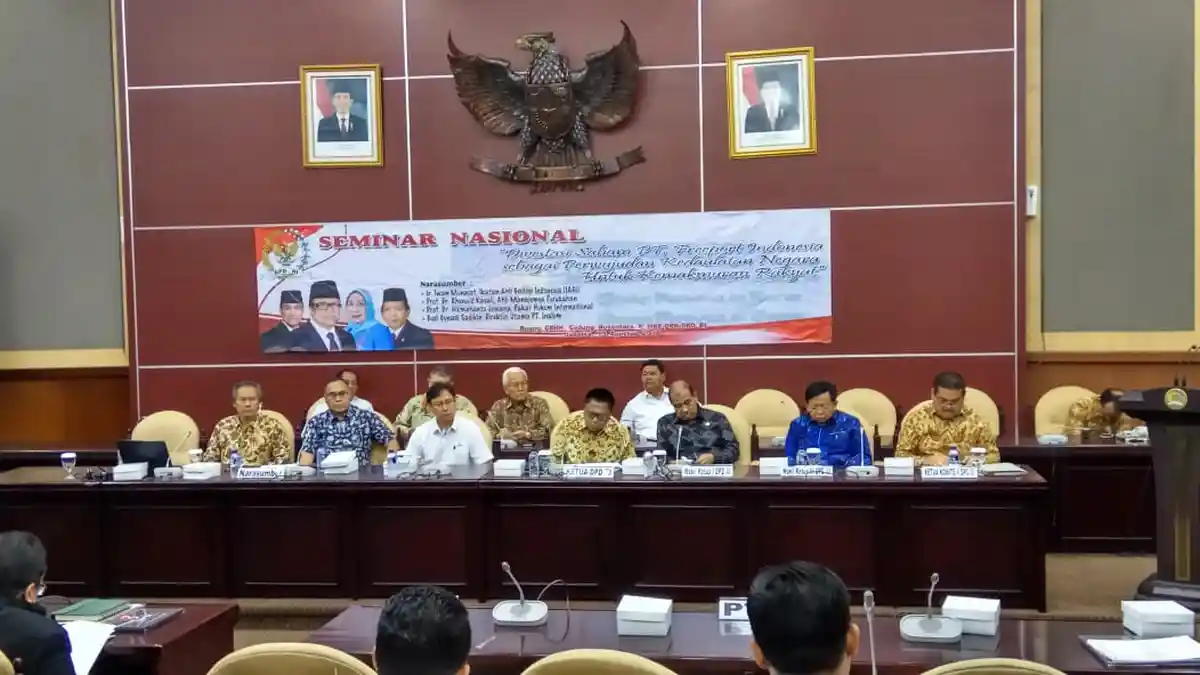 DPD akan Menyelenggarakan Seminar Nasional Divestasi Saham PT Freeport Indonesia