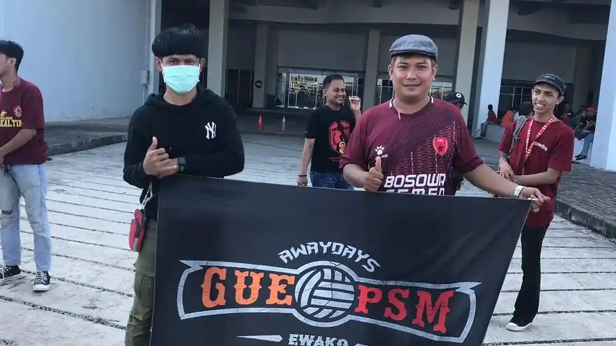 Suporter PSM Tetap Hadir di Batakan Meski Laga Tertutup