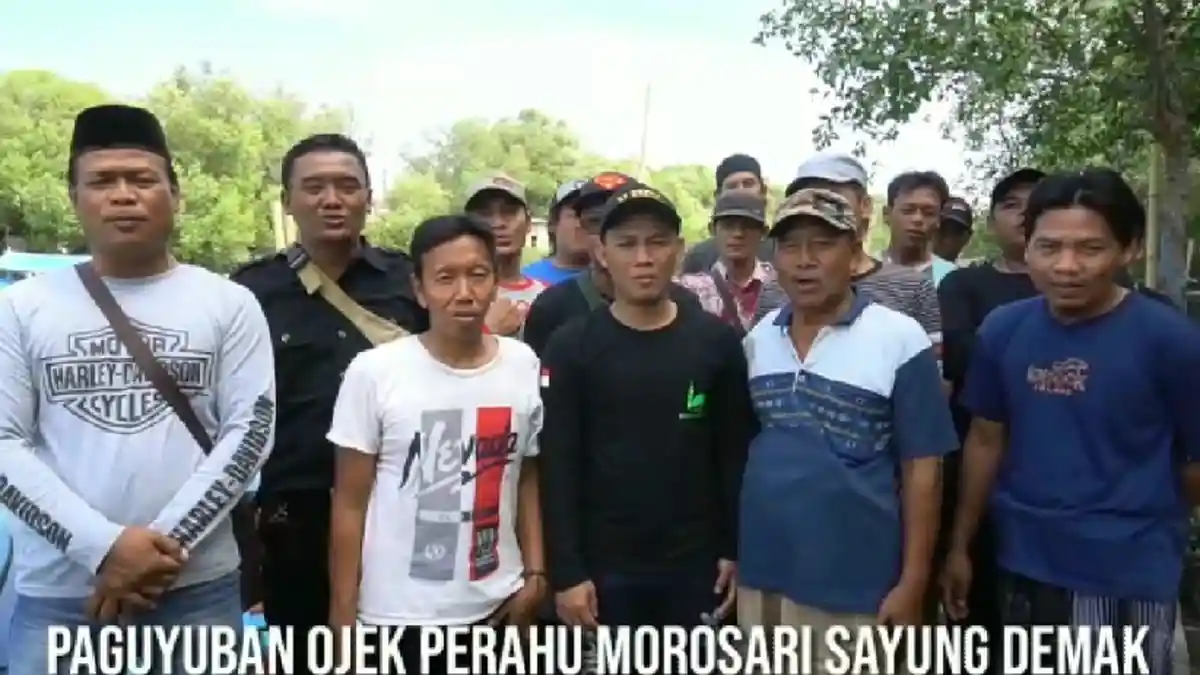 Paguyuban Prau Ojek dan Komunitas Mangrove Morosari Demak Sepakat Tolak Aksi Anarkis