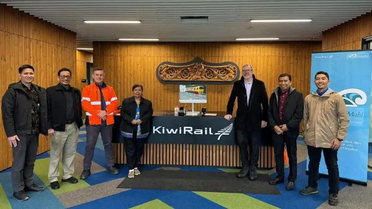 Sinergi Transformatif INKA, UGL dan KiwiRail: Resmikan Hillside Workshop di Selandia Baru