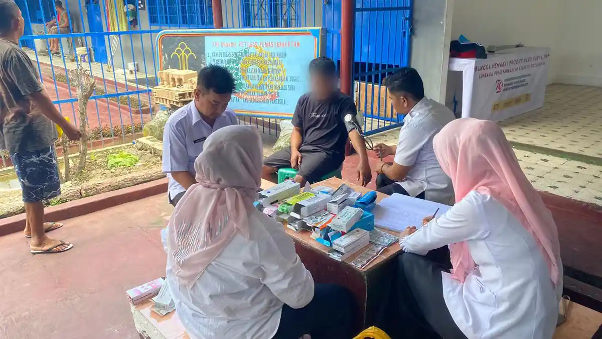Lapas Kotanopan Komitmen Wujudkan Hak Kesehatan WBP dengan Pemeriksaan Berkala