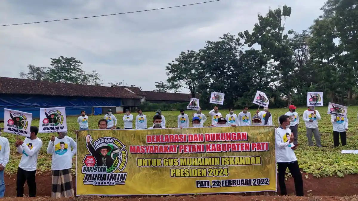Jaringan Komunitas Petani Pati Deklarasi Dukung Gus Muhaimin Capres 2024: Orangnya 'Thas-thes'