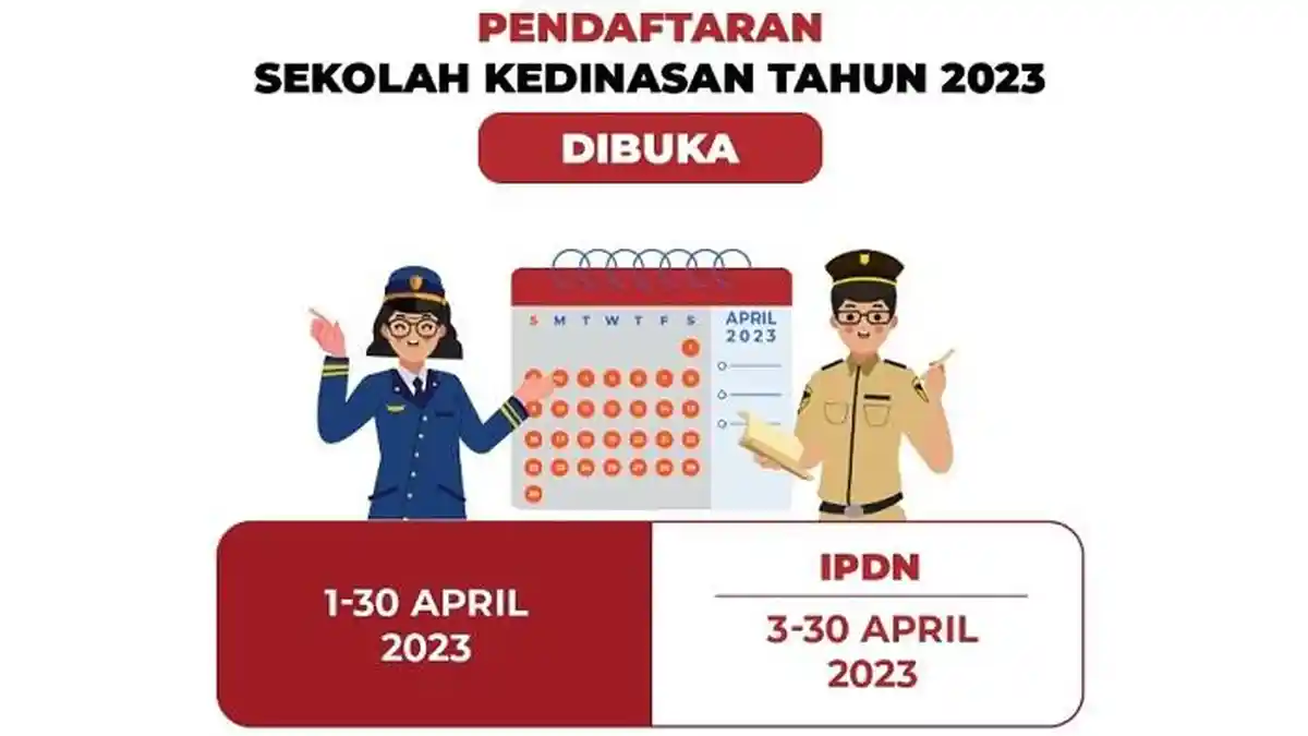 Pendaftaran Sekolah Kedinasan 2023 Ditutup Besok Malam, Segera Daftar di dikdin.bkn.go.id