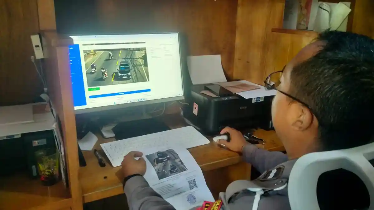 REKAM 3.000-4.000 Pelanggar Sehari, Tilang Elektronik di Buleleng, Plat Merah Belum Ada Melanggar!