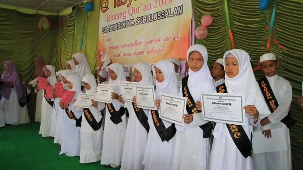 Hebat, 56 Murid SDIT di Subulussalam Wisuda Tahfiz dan Khatmul Quran   