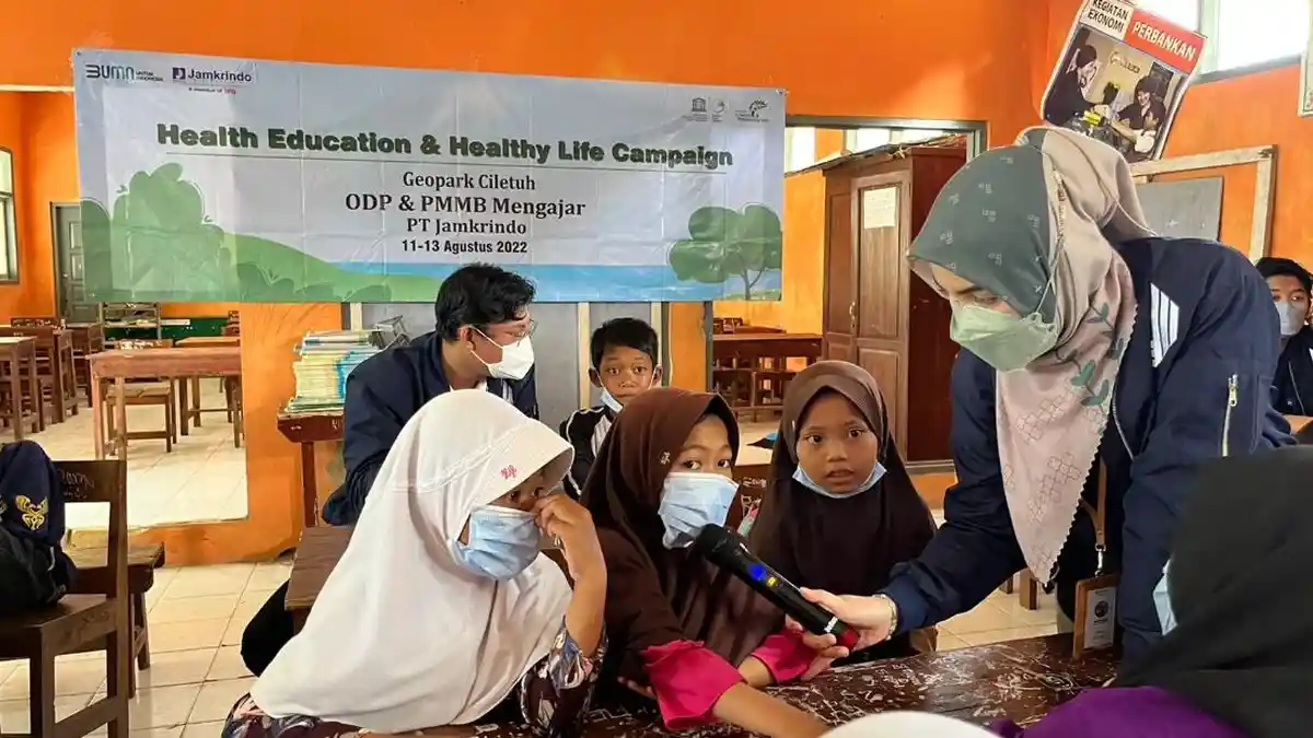 Cetak SDM Unggul, Jamkrindo Libatkan Peserta Magang dalam Proyek Sosial