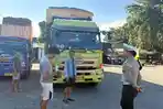 Satlantas Polres Pangandaran Berlakukan Pembatasan Operasional Truk Sumbu Tiga