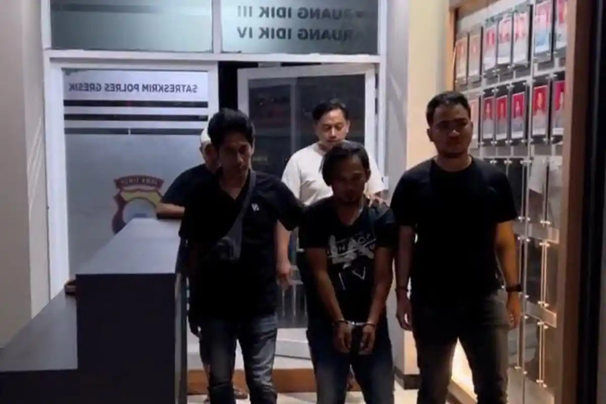 Bobol Rumah dan Gasak Emas di Gresik, Pelaku Ditangkap saat Kabur ke Jember