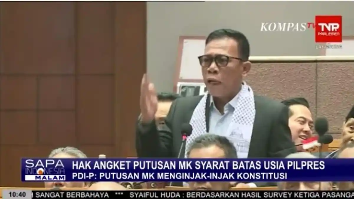 Masinton Usulkan Hak Angket soal Putusan MK Batas Usia Capres Cawapres, bisa Terlaksana? Respon MKMK