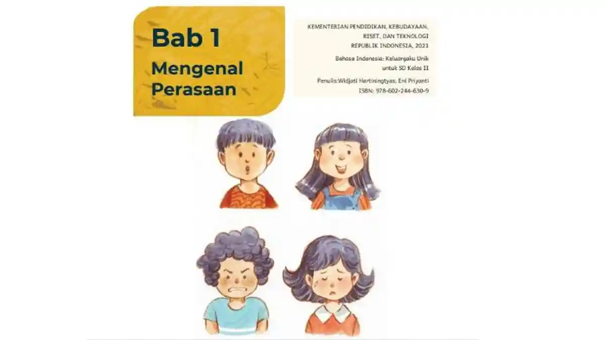 KUNCI JAWABAN Bahasa Indonesia Kelas 2 SD Kurikulum Merdeka Halaman 2, Mengenal Perasaan