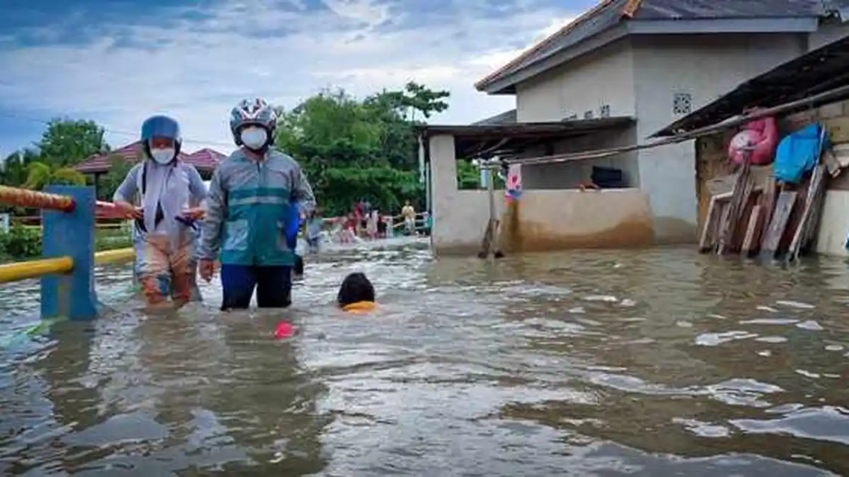 Dua Hari Diterjang Banjir Rob, 464 Rumah di Pangkalpinang Terendam