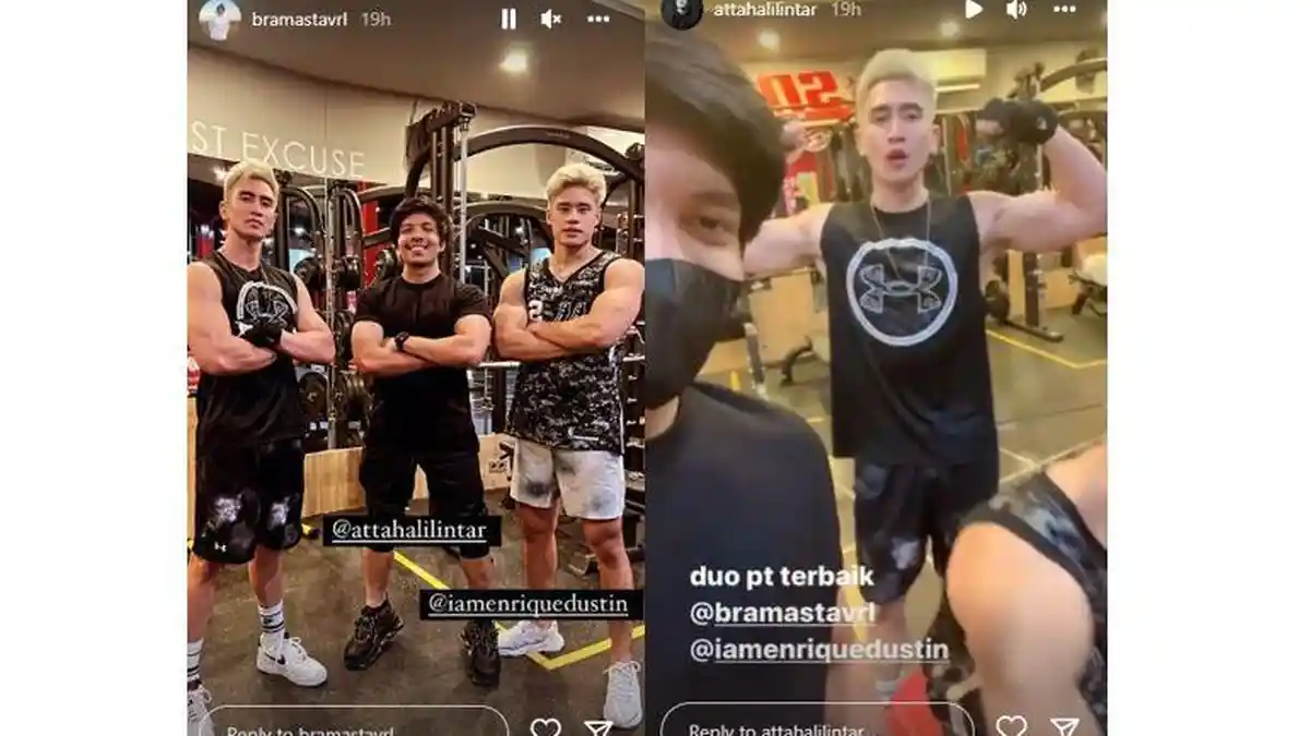 Verrell Bramasta Puji Atta Halilintar Masih Kuat Nge-Gym Meski Sudah Punya Anak