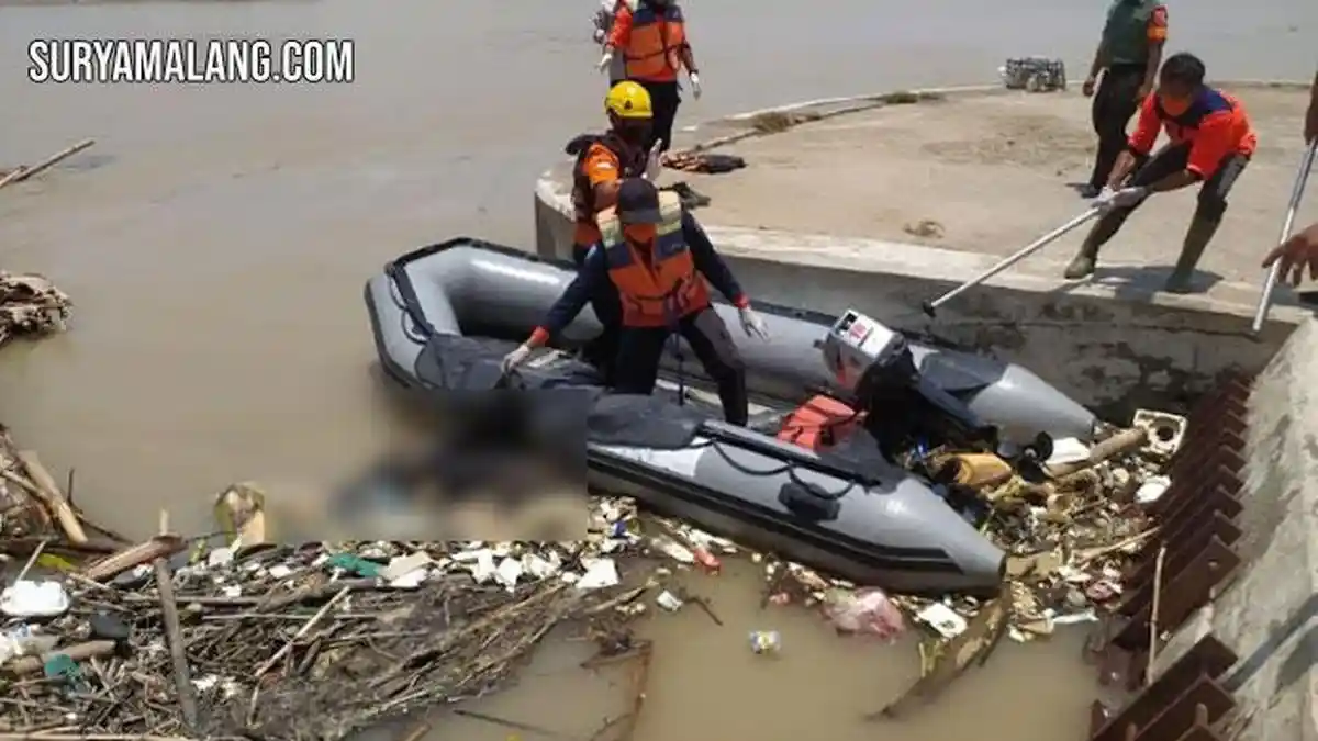 Pria 29 Tahun Hilang 6 Hari, Ternyata Mengapung di Bengawan Solo Wilayah Lamongan