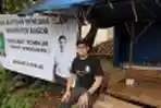 Tommy Kurniawan Kunjungi Korban Banjir dan Longsor Desa Sukajaya