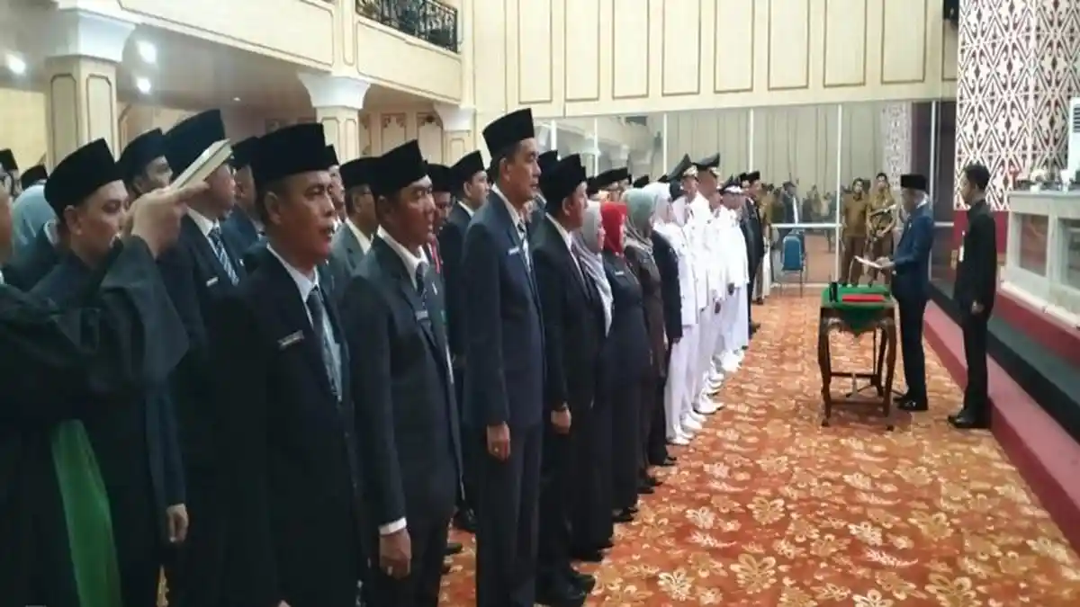 Mutasi Besar-besaran di Pemkab Musi Rawas, 193 Pejabat Dilantik Sekaligus - Sripoku.com