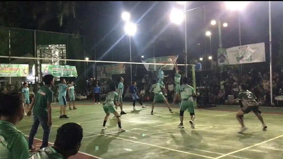 Final Voli Antarinstansi HUT Batang Hari Jambi ke-77, Satpol PP dan PDAM Keluar sebagai Juara