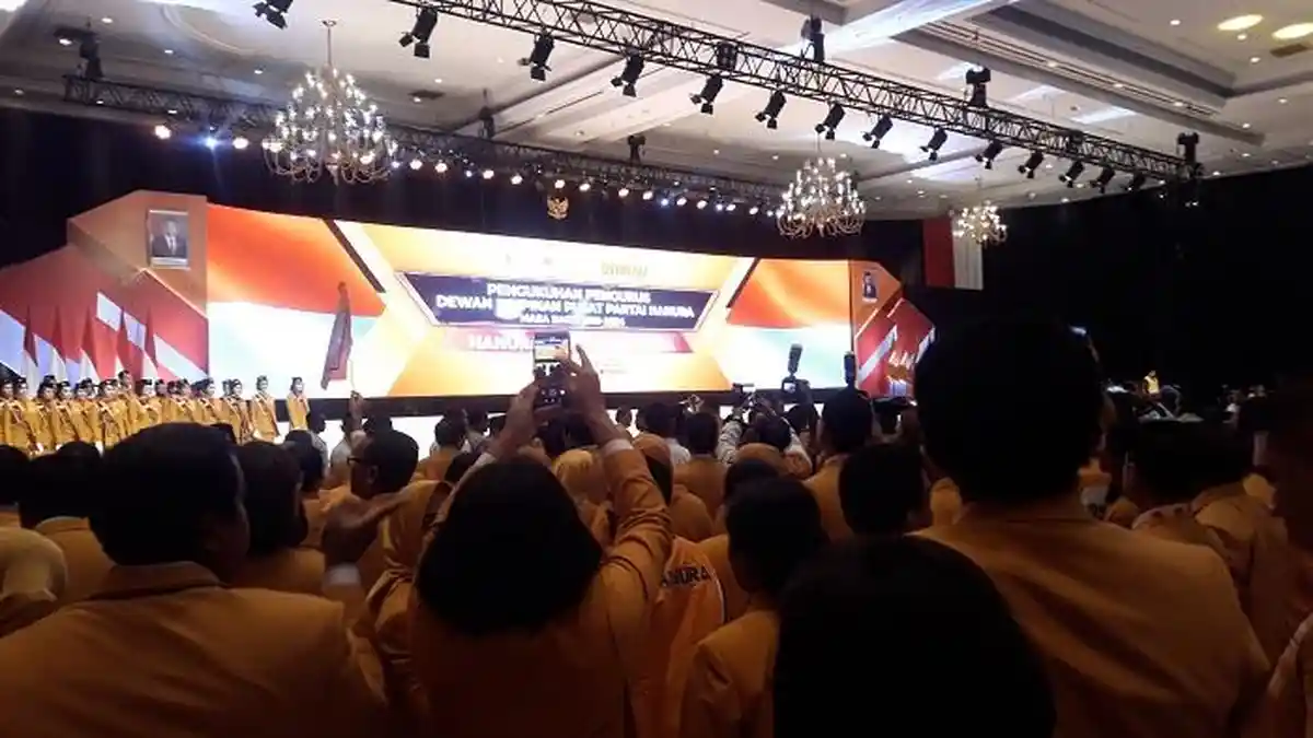 Jokowi dan Ma'ruf Amin Hadiri Pengukuhan Pengurus Partai Hanura 2019-2024