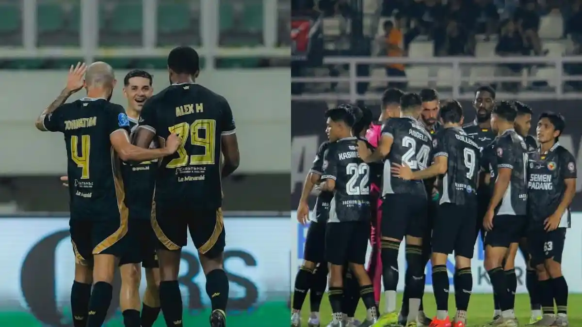 BREAKING NEWS - Noah Sadaoui Jebol Gawang Semen Padang, Dewa United Unggul 1-0