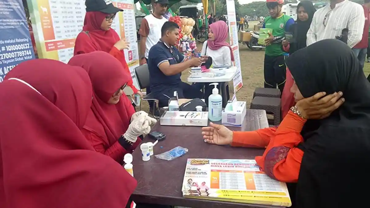Bisa Cek Kesehatan Gratis dan Donor Darah di Arena Gowes Bank Aceh