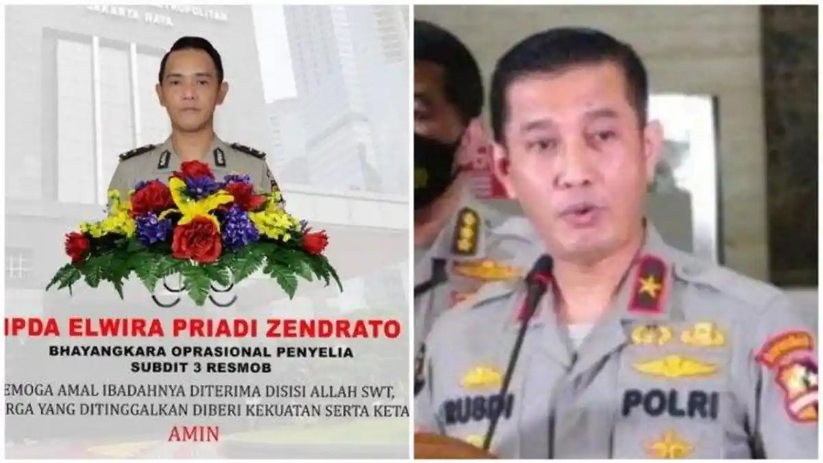 Sosok Terduga Penembak Laskar FPI Elwira Priadi Zendrato Tewas Kecelakaan Motor