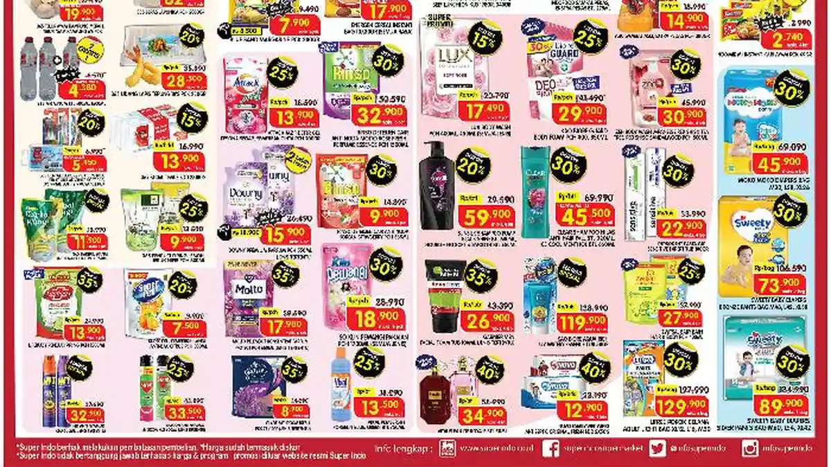 BARU, Promo JSM Superindo 15 Maret 2024, Promo Deterjen Murah, Sunsilk Besar Diskon 20 Persen