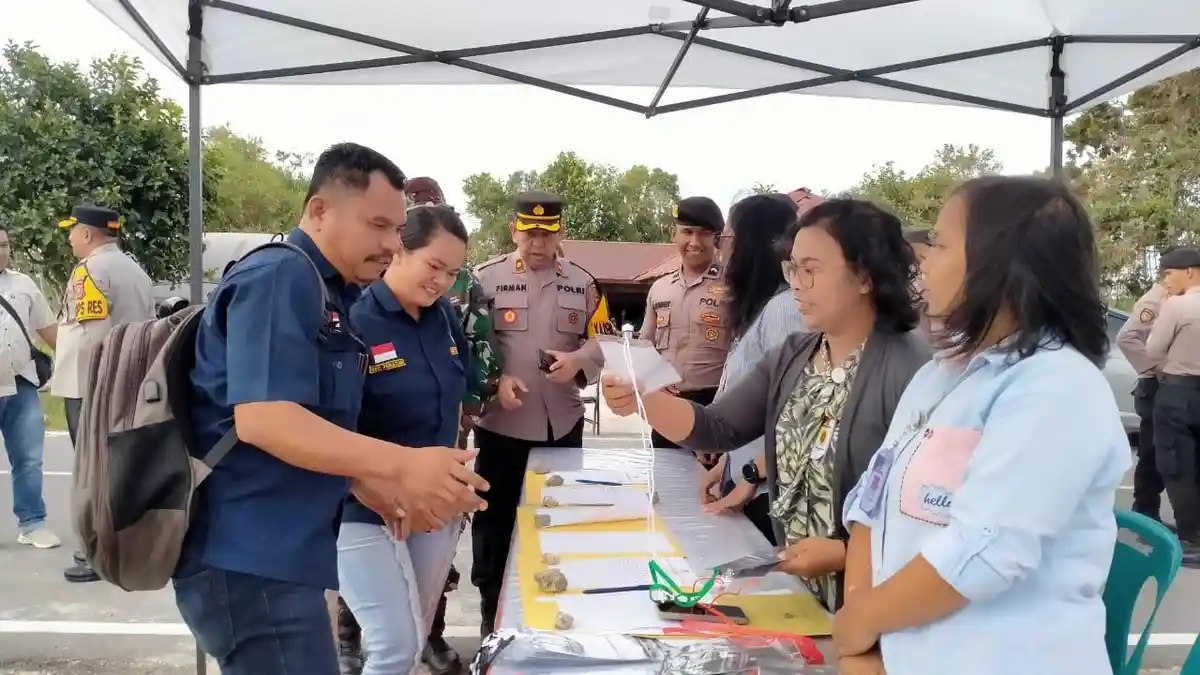 Pastikan Pleno Pemilu Lancar, Hari ke-2 Kapolres Humbahas Monitoring dan Pantau Langsung Pengamanan