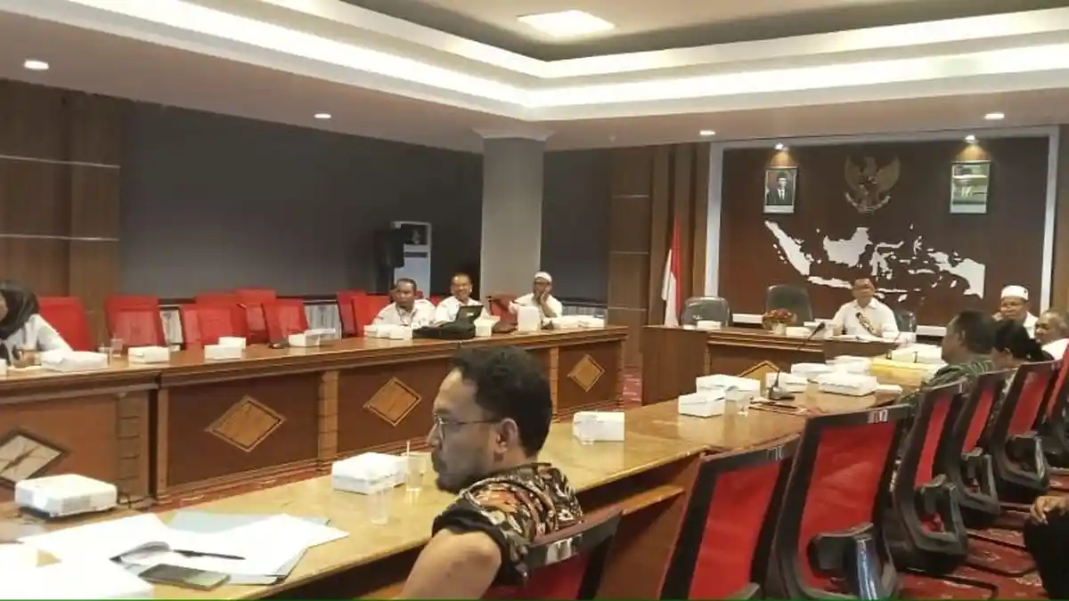 Kesbangpol Maluku Utara Bahas Sharing Anggaran Pilkada 2024