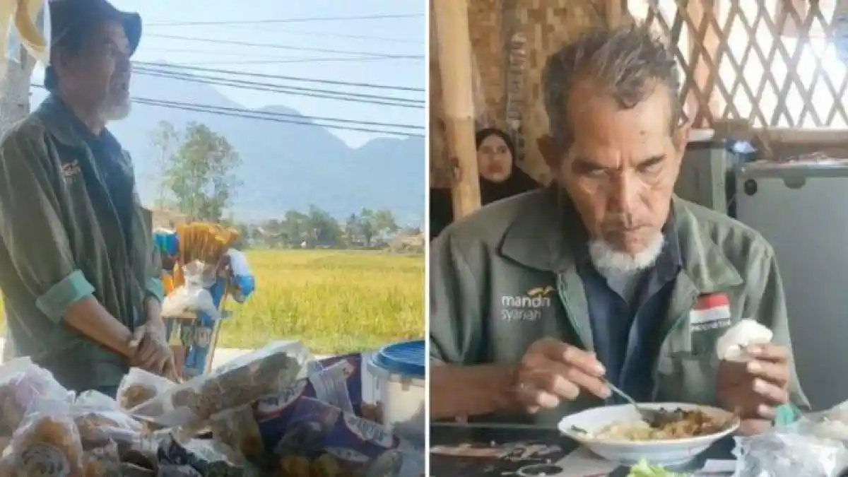 Viral Kisah Abah Pudin, Pedagang Perabotan Yang Kelaparan Ingin Menukar Sendok Dengan Makanan