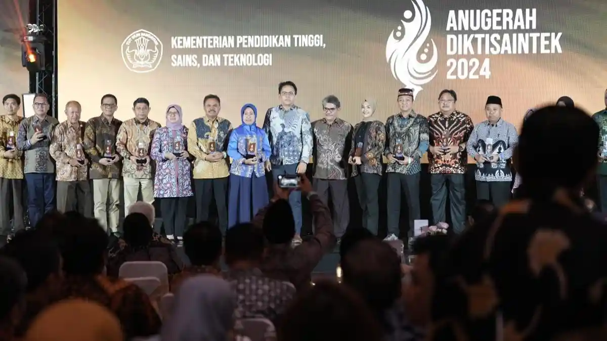 Anugerah Diktisaintek 2024, Unila Borong Empat Emas Satu Perunggu