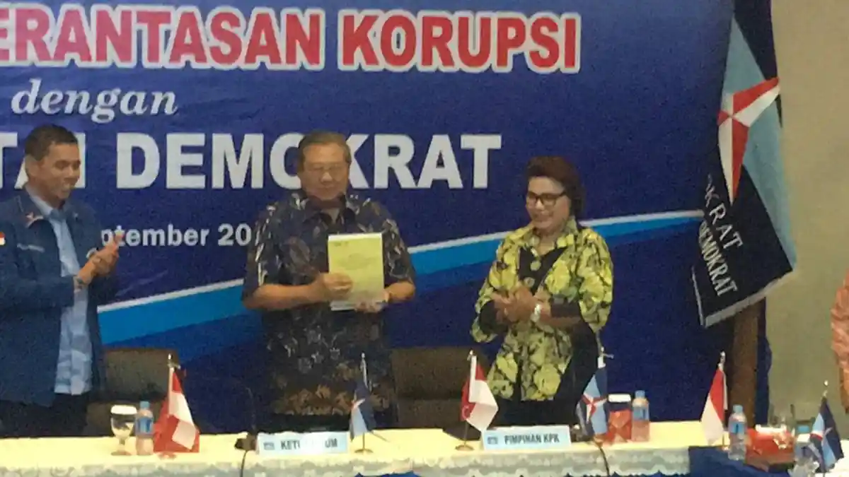 SBY Minta Jokowi, MPR, dan DPR Konsisten Perkuat KPK