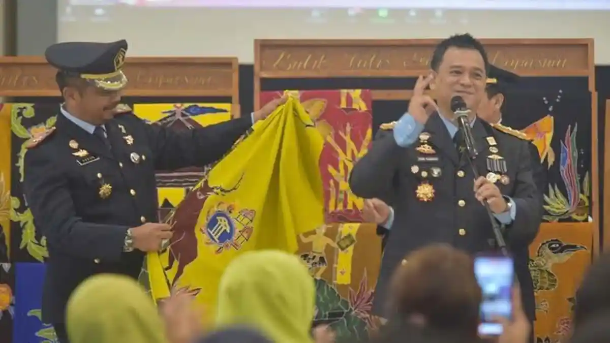 Kakanwil Kemenkumham NTB Launching Batik Hasil Karya Warga Binaan Lapas Mataram