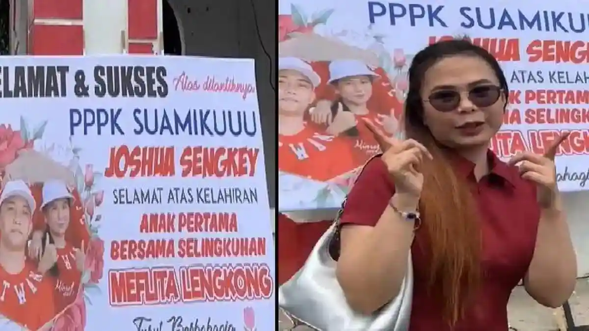 Josua Sengkey Buka Suara Terkait Postingan Viral Baliho Sindir Suami yang Baru Dilantik PPPK