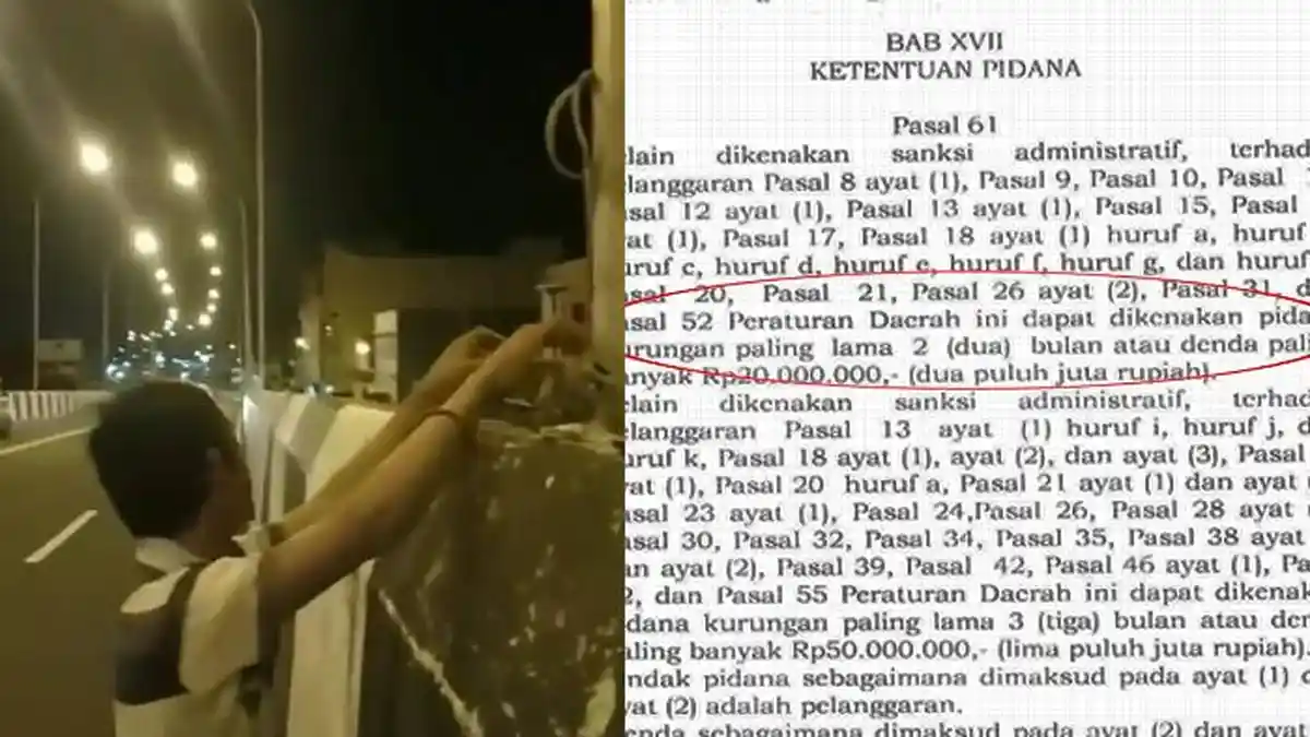 Viral Video Bocah Main Saklar Flyover Palur, Bisa Didenda 20 Juta? Ini Perda yang Mengatur