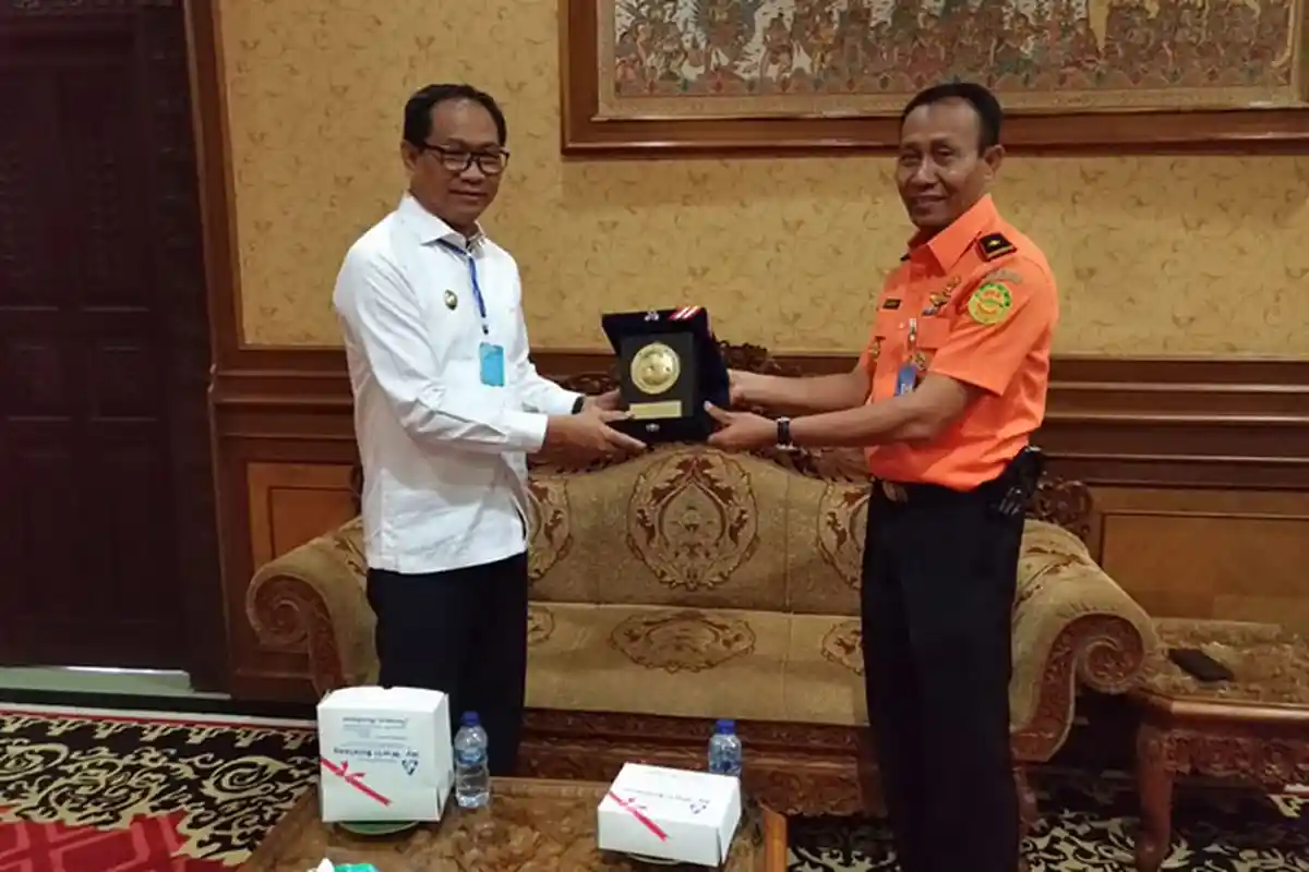 Tingkatkan Sinergitas, Basarnas Bali Beraudiensi dengan Wabup Suiasa