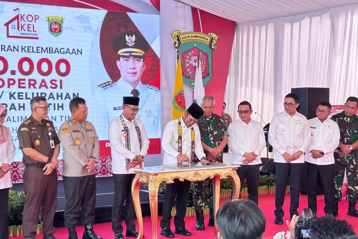 BREAKING NEWS: Gubernur Rudy Mas’ud Launching Koperasi Merah Putih se-Kaltim di Lempake