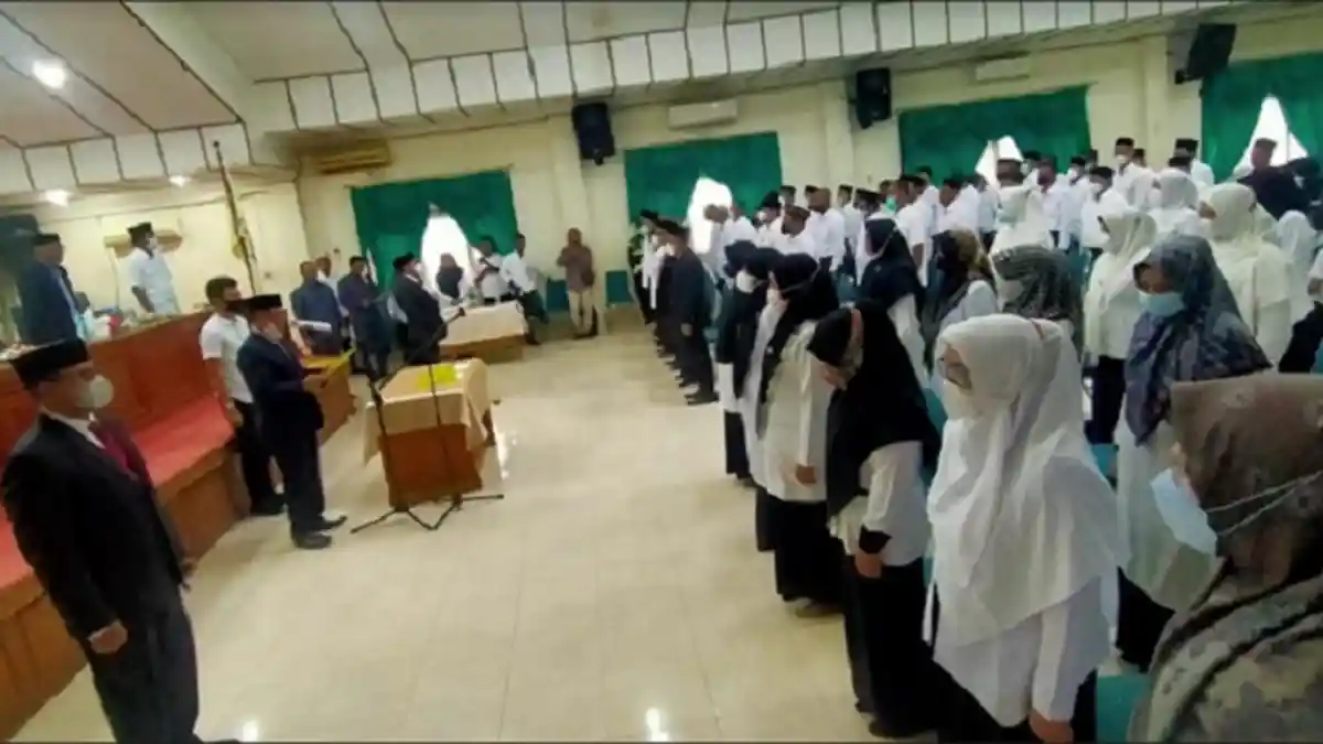 Sekda Lantik 79 Pejabat Eselon III dan IV, Dari Kasi Sampai Kepala UPTD